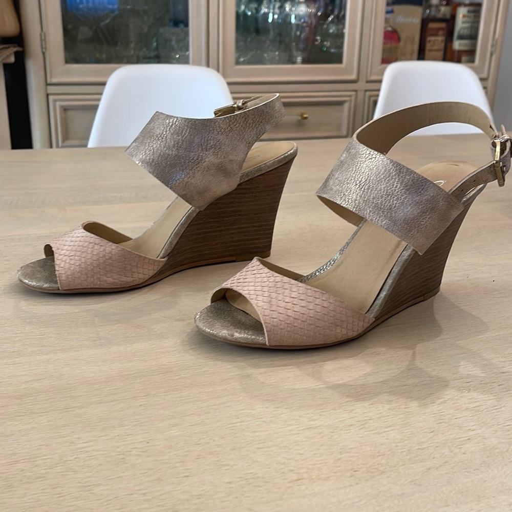 Chinese laundry, worn twice platform sandal, high heel shoe